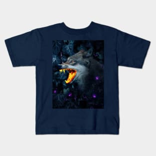 Gold Wolf Kids T-Shirt